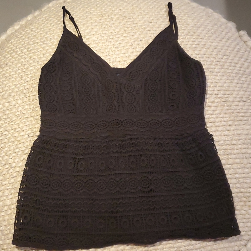 Abercrombie & Fitch Baby Doll Black top - size S